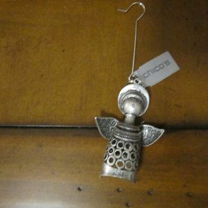 Chico's Metal angel Ornament  NEW